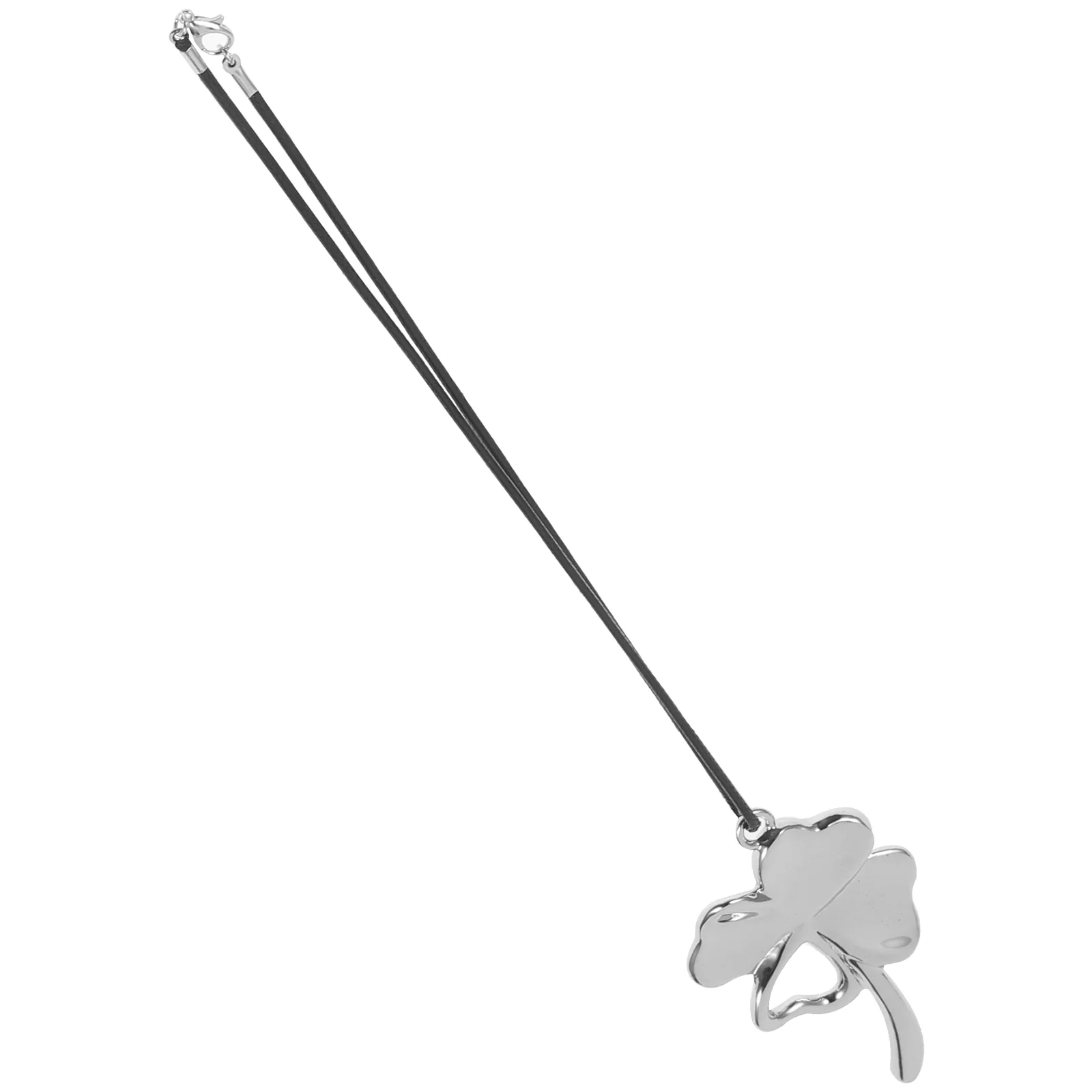 

Alloy Four Leaf Car Pendant Mirror Surface Hanging Charm Ornament for Automobile Decoration