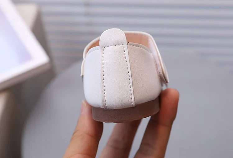 Retro-Lederschuhe im britischen Stil für Kinder und Mädchen, rutschfeste, weiche Sohle, lässige Lederschuhe für Babys, Prinzessin, elegante Blumenschuhe – Detail 14