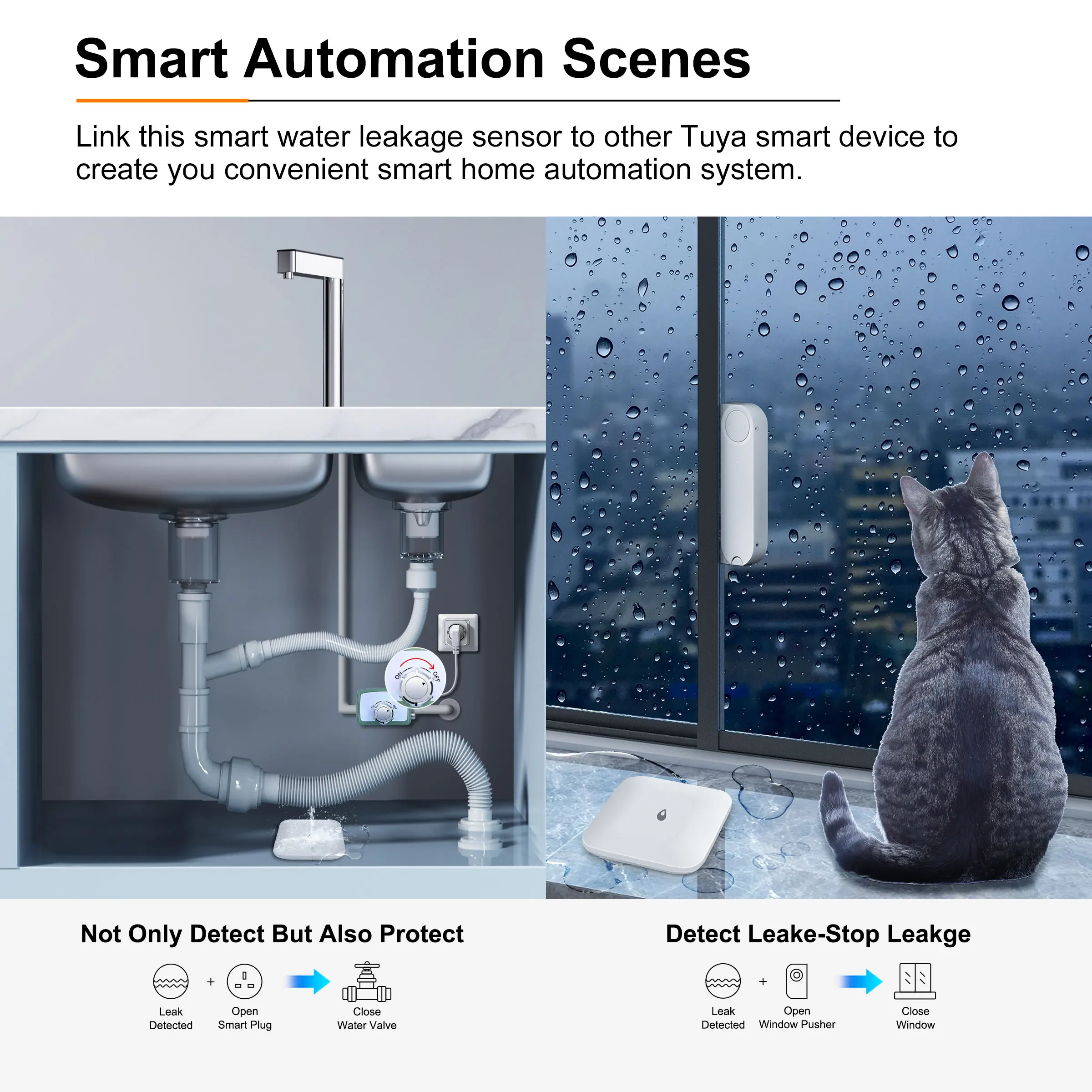 Рисунок 6 - Умный датчик утечки воды GIRIER Tuya ZigBee