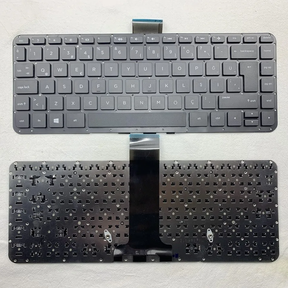 Turkish Laptop Keyboard for HP Pavilion x360 13-A 13-A000 13-A100 13-A200 Series NoFrame TR Layout