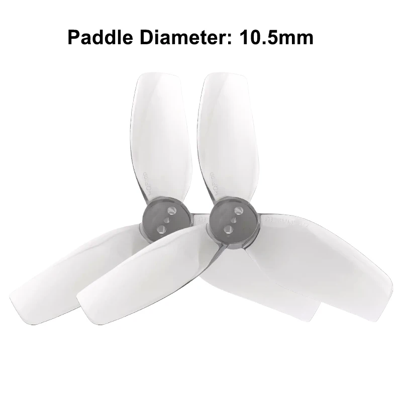 Hélices 76mm 3 Pales PC pour Drone FPV - Lot de 2/4 Paires