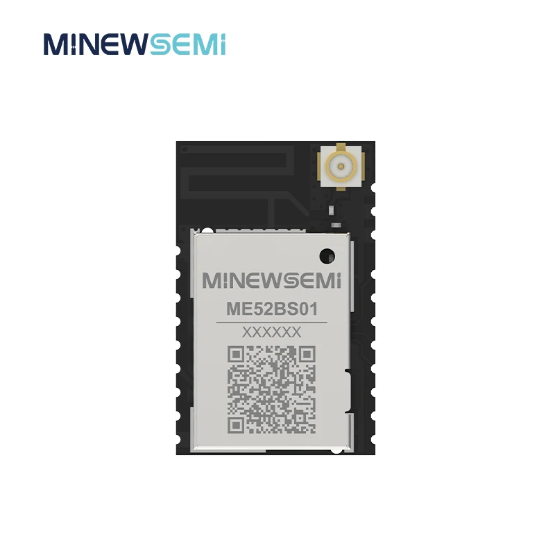 Minewsemi BLE 5.3 Telink TLSR8258 Modules ME52BS01 14 GPIO 2.4GHz IPEX Wireless Mesh Low Power Bluetooth Module