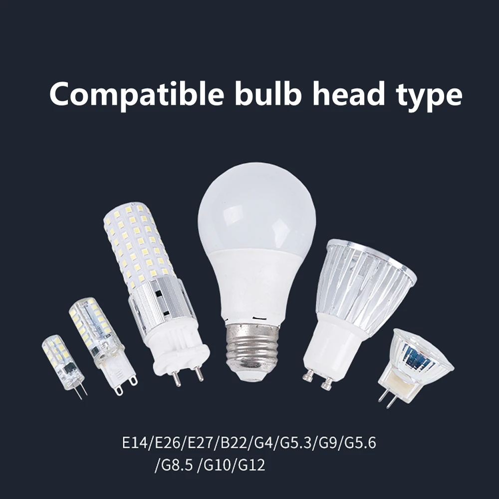 Multi-interface Quick Test Lamp Holder 12 Port Led Bulb Tester Versatile Led Lcd Tester for E27 B22 E14 Lamp Bulb Light Test 3
