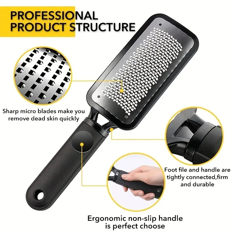 Foot File Scrubber Professional Rasp Heel Grater Dead Skin Callus Remover Pedicure 1 Pcs