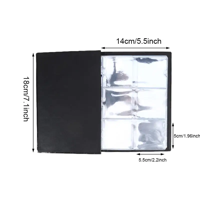 Storage Album Pu Cover Hard Smooth Surface Portable Collection Book For Collectors Decorative Holder Commemorative