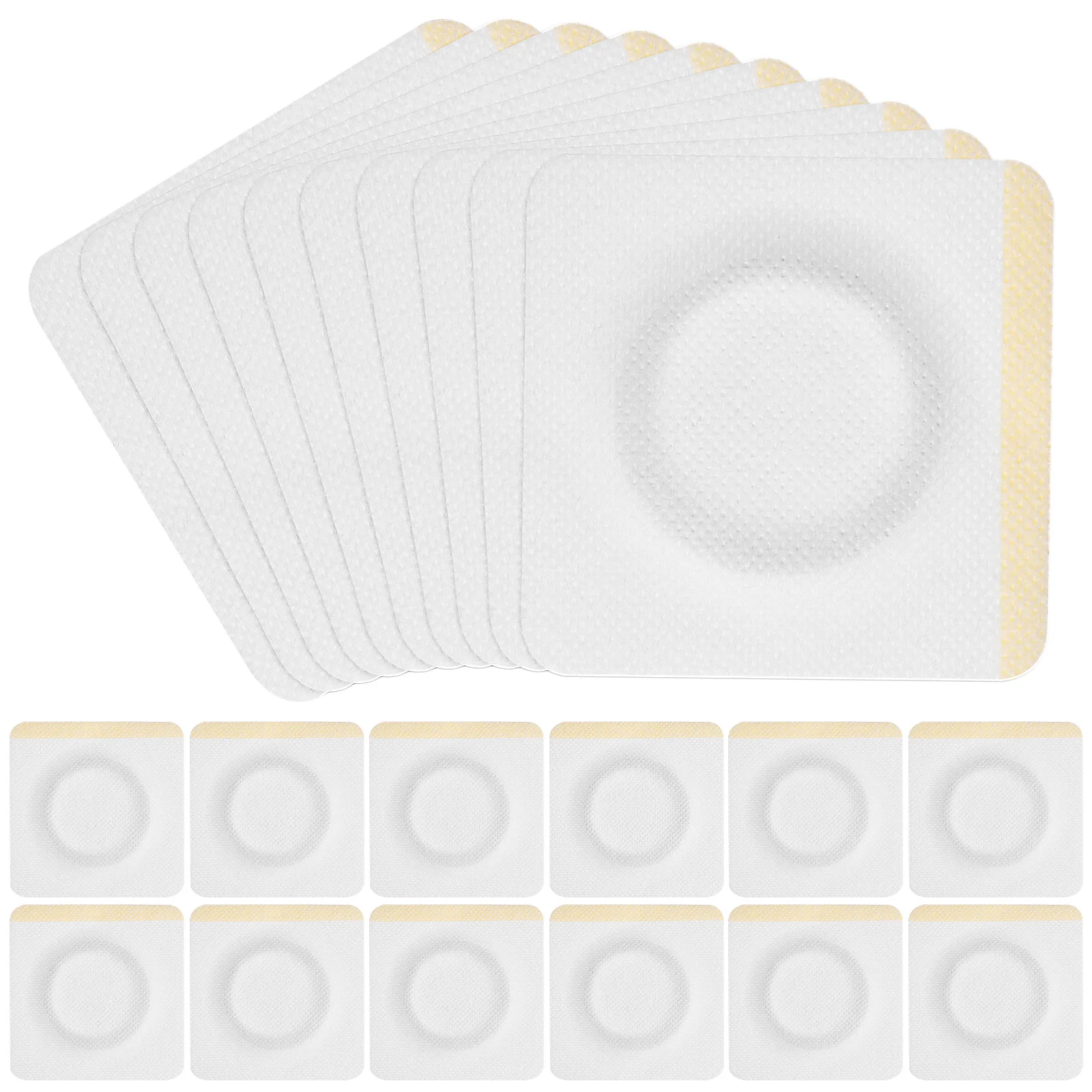 Castor Oil Navel Stickers 50 Pcs Air Permeable