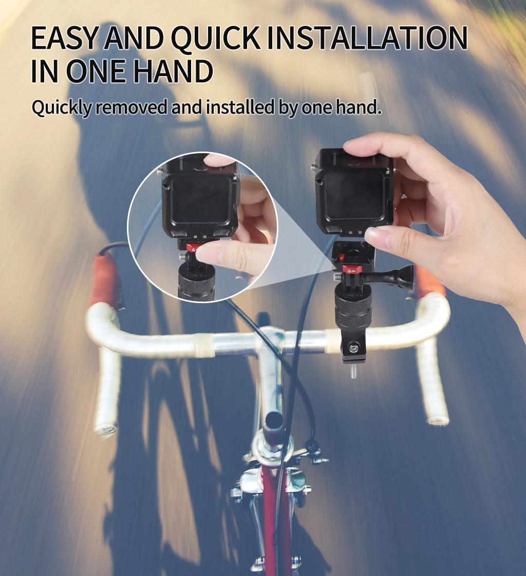 Description Picture 4 of itemMini Monitor Mount Plate Quick Release Clamp Fast Switch Install System 1/4 Screw for SLR Camera Tripod Slide Rail Stabilizer