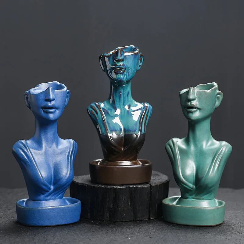 Bruciatore di incenso a cascata in ceramica - Image 2