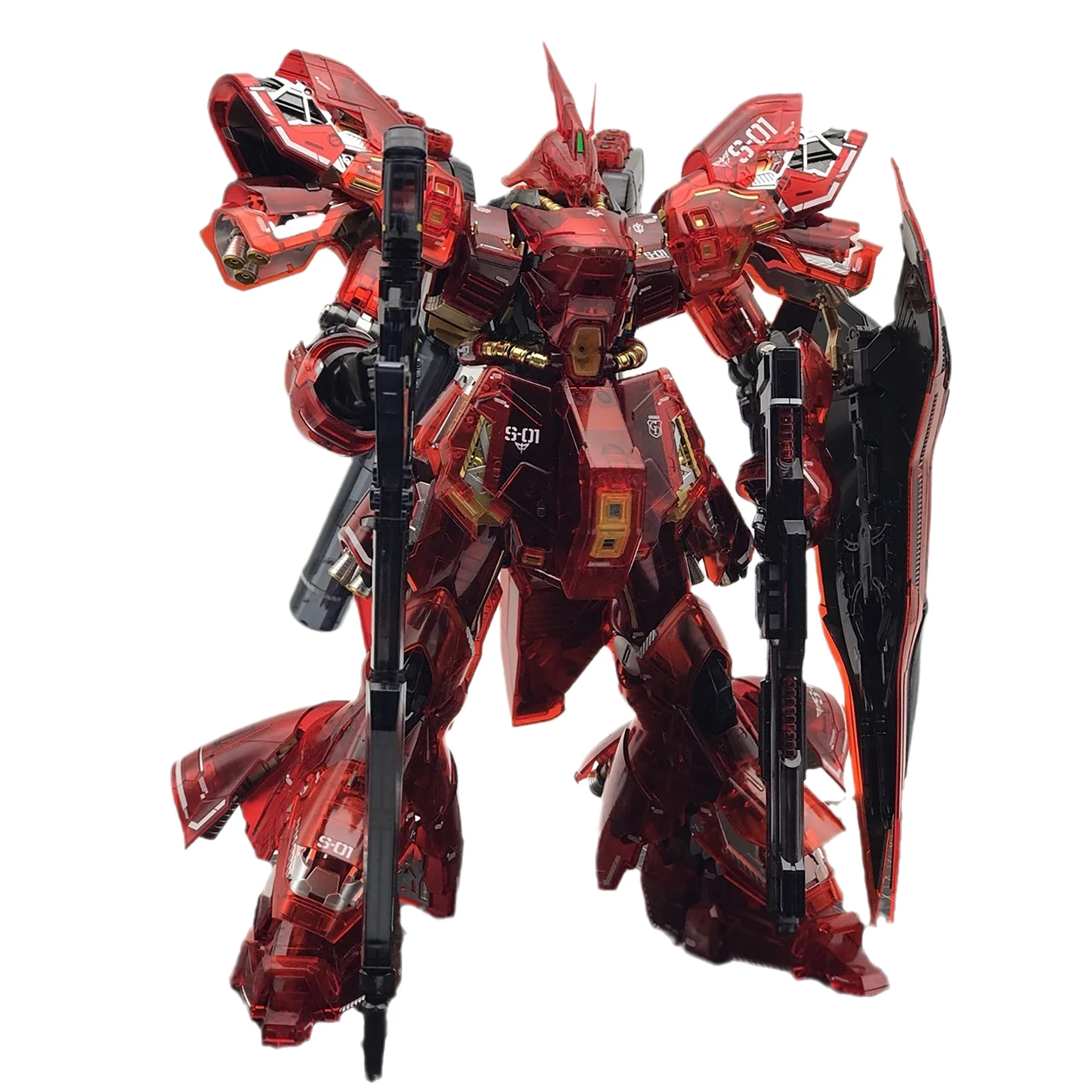 predator toys DABAN SAZABI Ver.ka MSN-04 6631A Clear Color Transparent Armor Char Aznable Action Figure Toy Assembled Model teenage mutant ninja turtles toys Action & Toy Figures