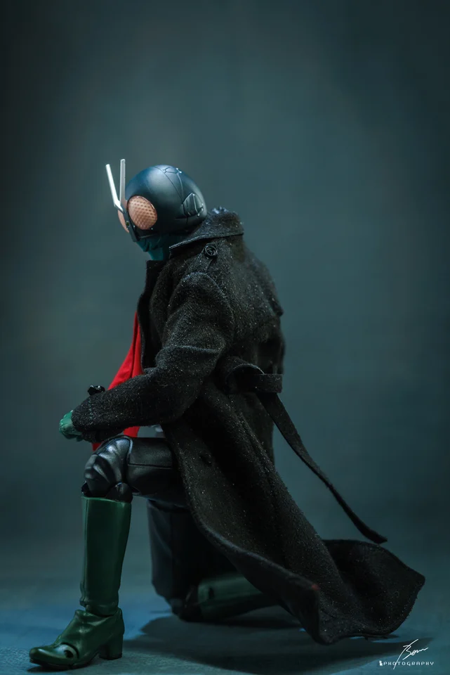 【1万円お得】UN3D Riders Trench Coat ブラック 38 1/12 Black Wired Trench Coat Wind coat For SHF Kamen Rider 6