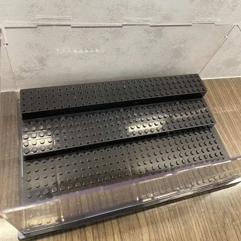 Description Picture 5 of itemAcrylic Transparent Display Box Building Blocks Model Assemble Dust Cover Figures Toys Protection Showcase Compatible With Brand