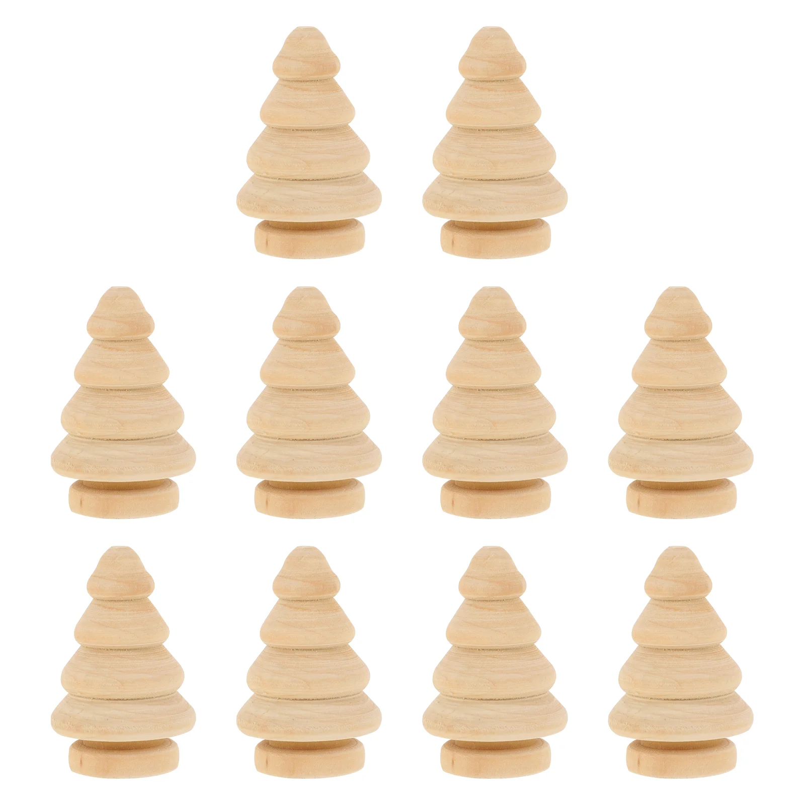 

Unfinished Wooden Tree DIY Graffiti Puppet Toys Wooden Xmas Tree Toys