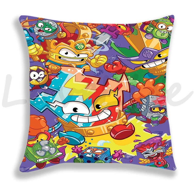 Superzings Series 10 Pillow Case New Cute Cartoon Pillowcase Cushion Cover Sofa Bedding Home Decorative Pillowcase For Children