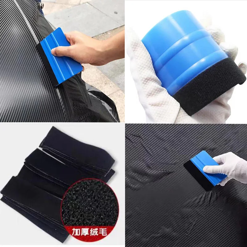 Car Film Wrap Tools Kit Squeegee Set Vinyl Scraper Cutter Vehicle Window Tint Wrapping Tools Vinyl Spatula Car Accessories
