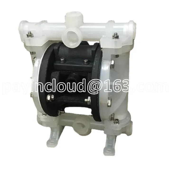 

Caliber QBY-15 Plastic PTFE Acid and Alkali Imported Plastic Pneumatic Diaphragm Pump 4 Points