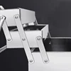Stainless Steel Tool Box Household Tools Storage Box Car Storage Auto Repair Folding Box Portable Carrying Case 42x20.5x21cm 4