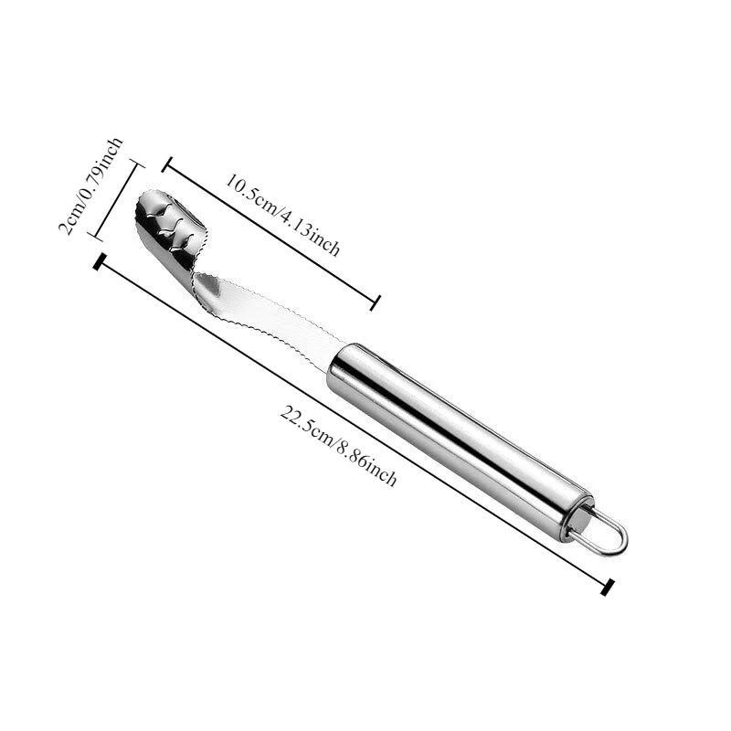 Stainless Steel Chili Pepper Corer Bitter Melon Chili Pepper Seed Remover Coring Knife Vegetable Cutter Kitchen Items