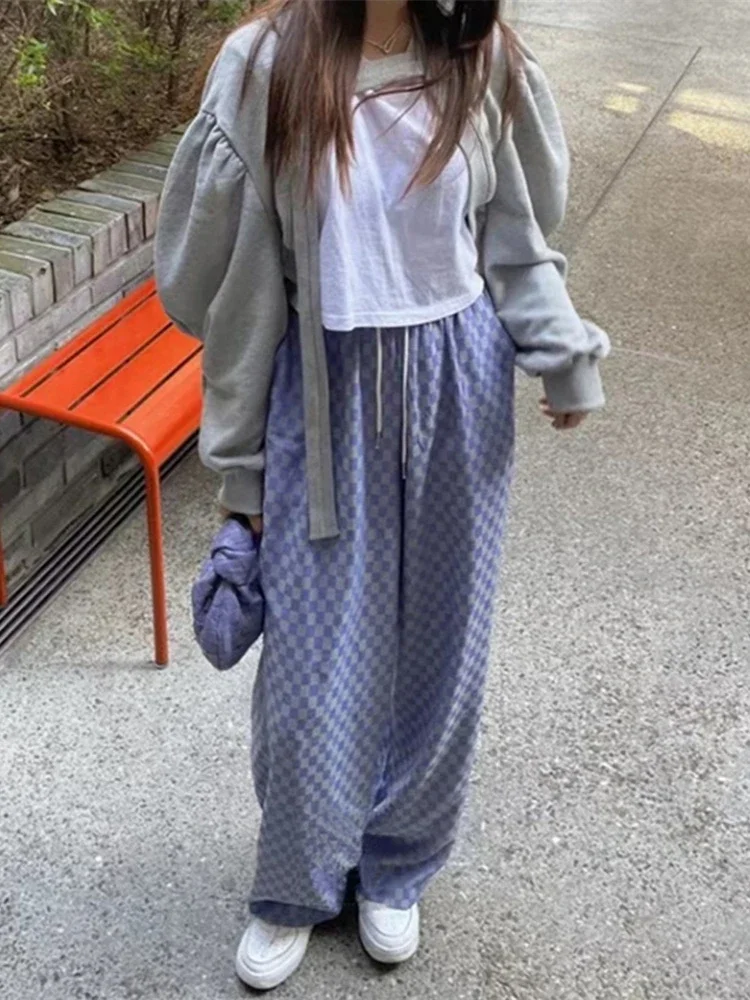 Summer Women Pants Female Loose Womens Trousers High Waist Womens Pants  Girls Oversize Maxi Bottoms Long Full Length Y2k Pants