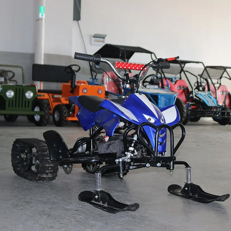 Latest Cheap 350W Electric Kids Snow Scooter Mini Snowmobiles