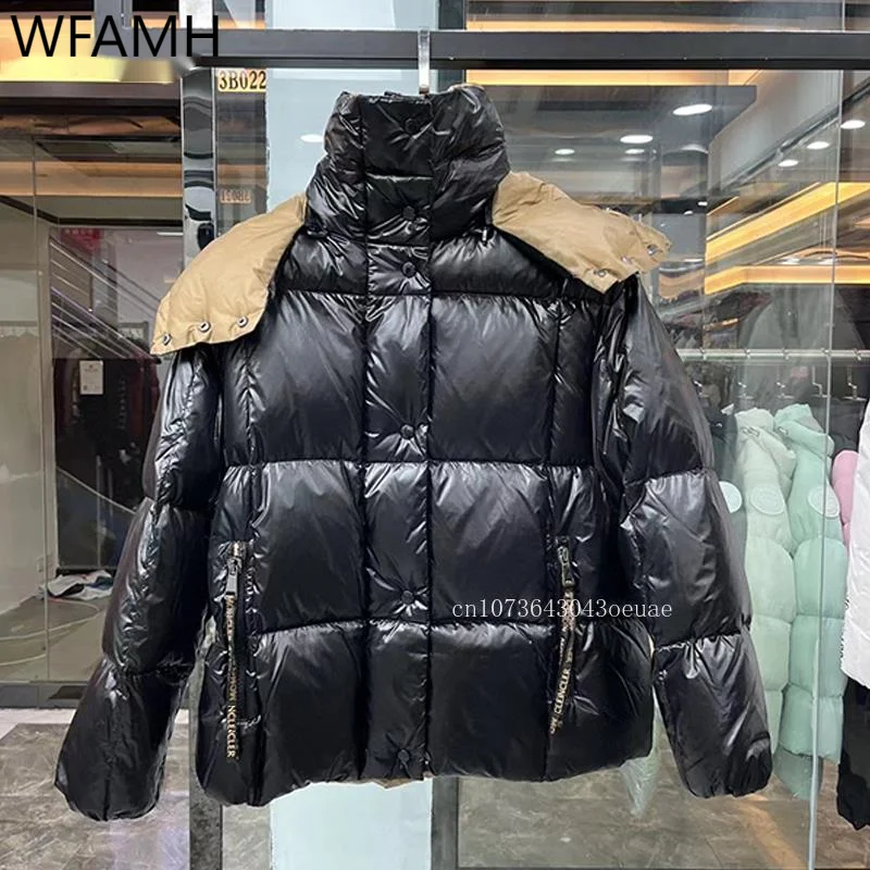 

WFAMH 2023 Женская модная теплая зимняя походная куртка 90% на белом утином пуху высокого качества 1:1 пальто