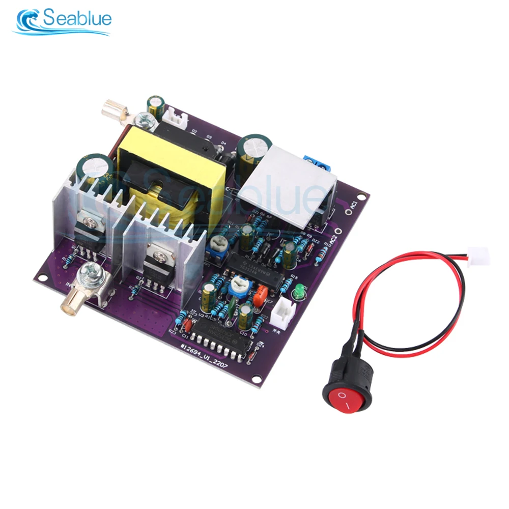 Corrigida Onda Senoidal Saída 50hz Inversor dc 12v para ac 220v Inversor Fonte de Alimentação Armazenamento de Energia Dc-ac Boost Board 300w