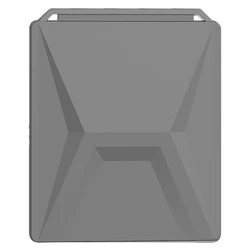 Silicone Waterproof Protective Shell with Anti - Reflection Sticker (Grey)