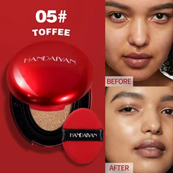 Air Cushion Full Coverage Waterproof Brightening Foundation Cream - Long - lasting Base Makeup (05 TOFFEE)
