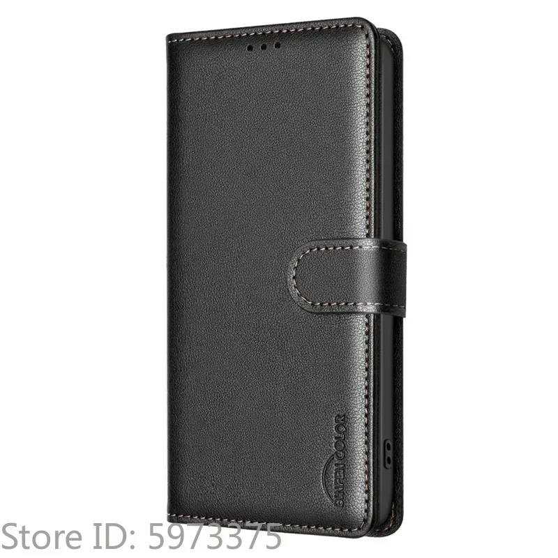 Elegant Leather Wallet Phone Case with Card Slot