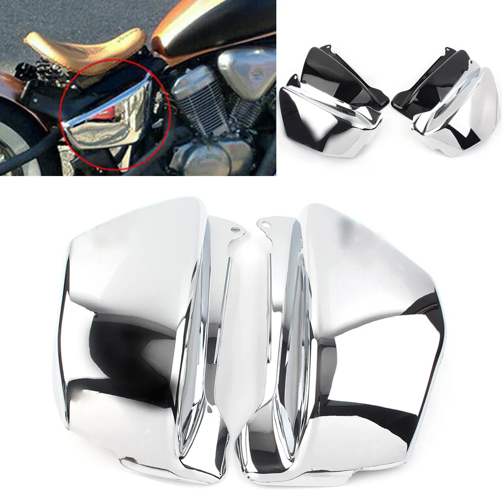 

Боковой обтекатель для аккумулятора из АБС-пластика для мотоцикла Honda Magna VF 750 VF750C 1994-2004, хромированный/глянцевый черный