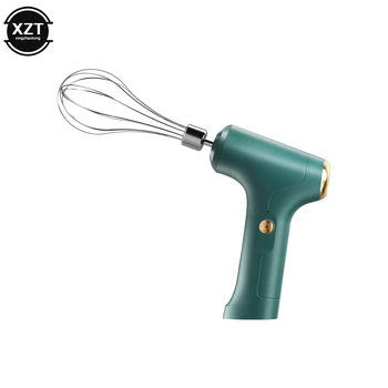 USB Wireless Electric Whisk Cake Baking Cream Whisk Kitchen Tools Handheld Rechargeable Mixing Machine Electric Food Mixer 1