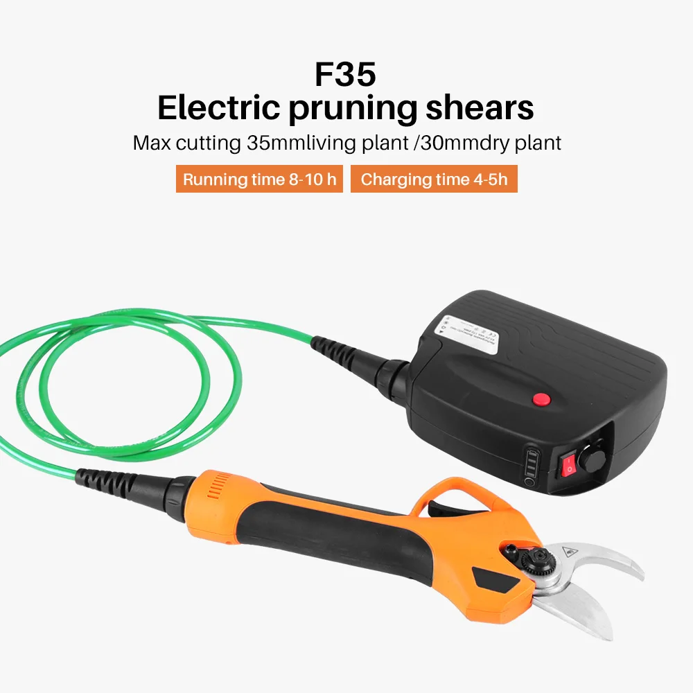 F35 43.2V Garden Cordless Branch Cutter Forbici Elettriche Per Potatura Potatore Per Alberi Forbici Elettriche Per Potatura A Batteria