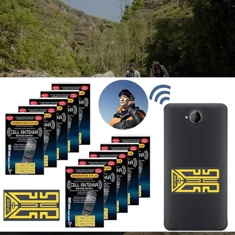 

Mobile Phone Signal Amplifier Mobile Phone Signal Enhancement Stickers Portable Signal Stickers Network Enhancement Amplifier