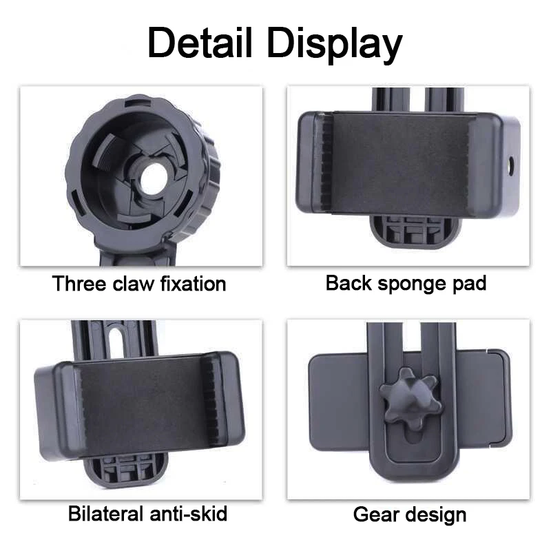 Spektiv Smartphone Kamera Adapter Teleskop Kamera Adapter Handy Adapter Halterung für Fernglas Monokular Mikroskop – Detail 5