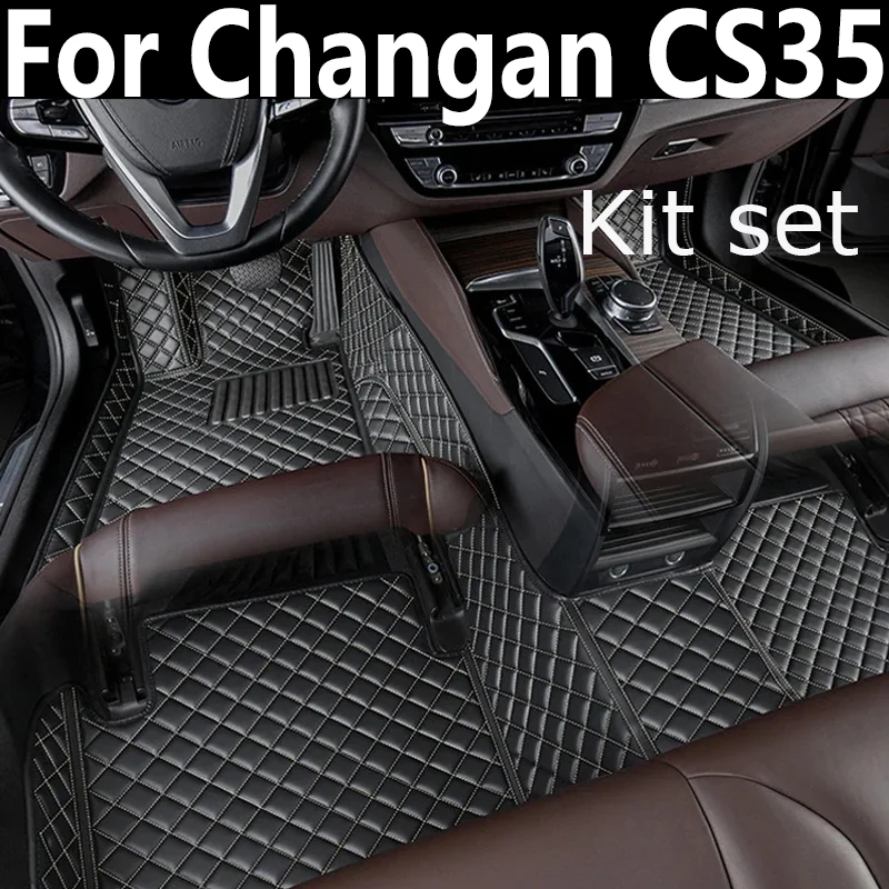 

Автомобильные коврики для Changan CS35 CS 35 Plus 2023 2022 2021 2020 2019 2018, водонепроницаемые коврики, коврики, автомобильная накладка на ногу, автомобильная накладка