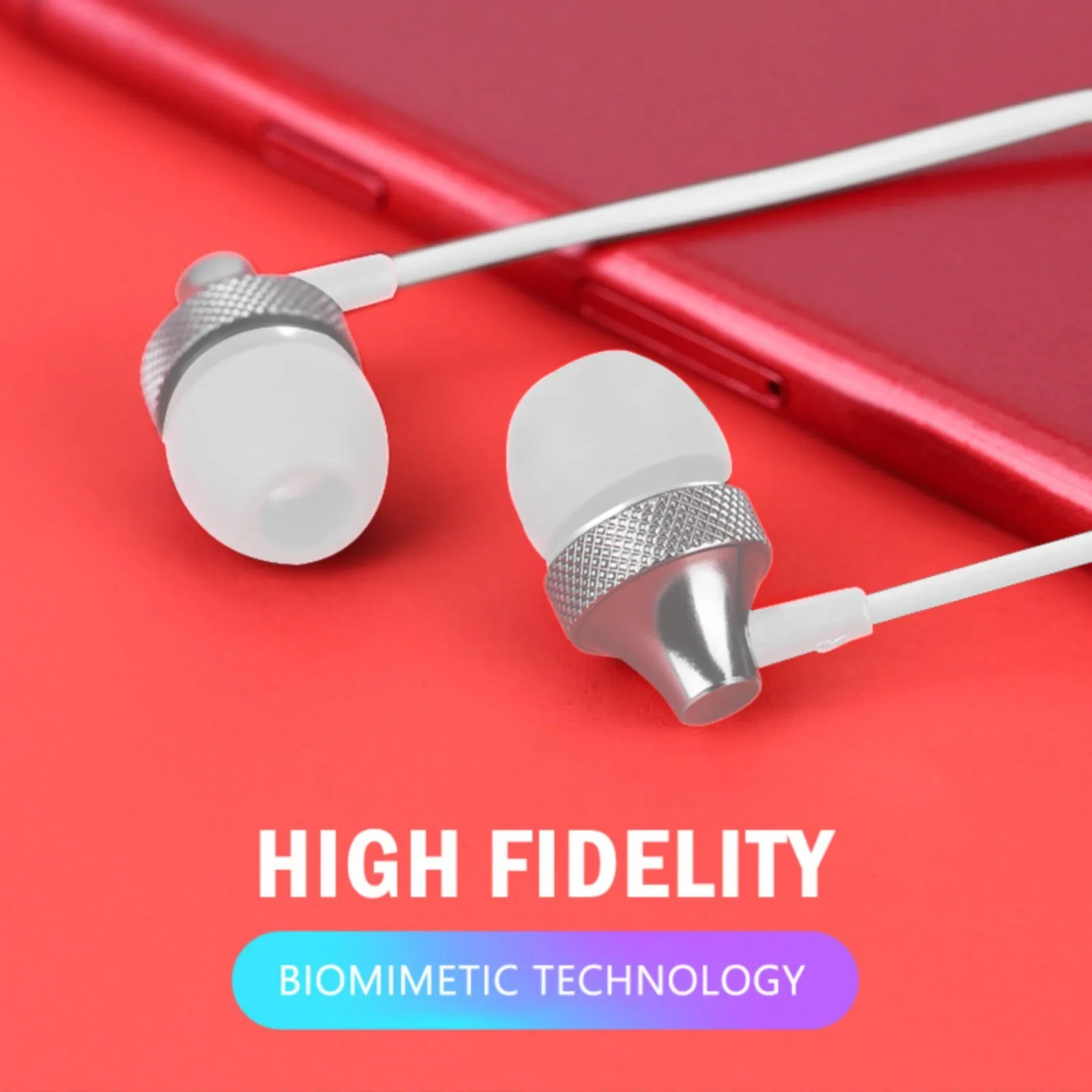 Wired Headset With Microphone For Pc Laptop 3.5mm Metal In Ear Headphones Subwoofer With Mic Line Control Audifonos Alta Calidad