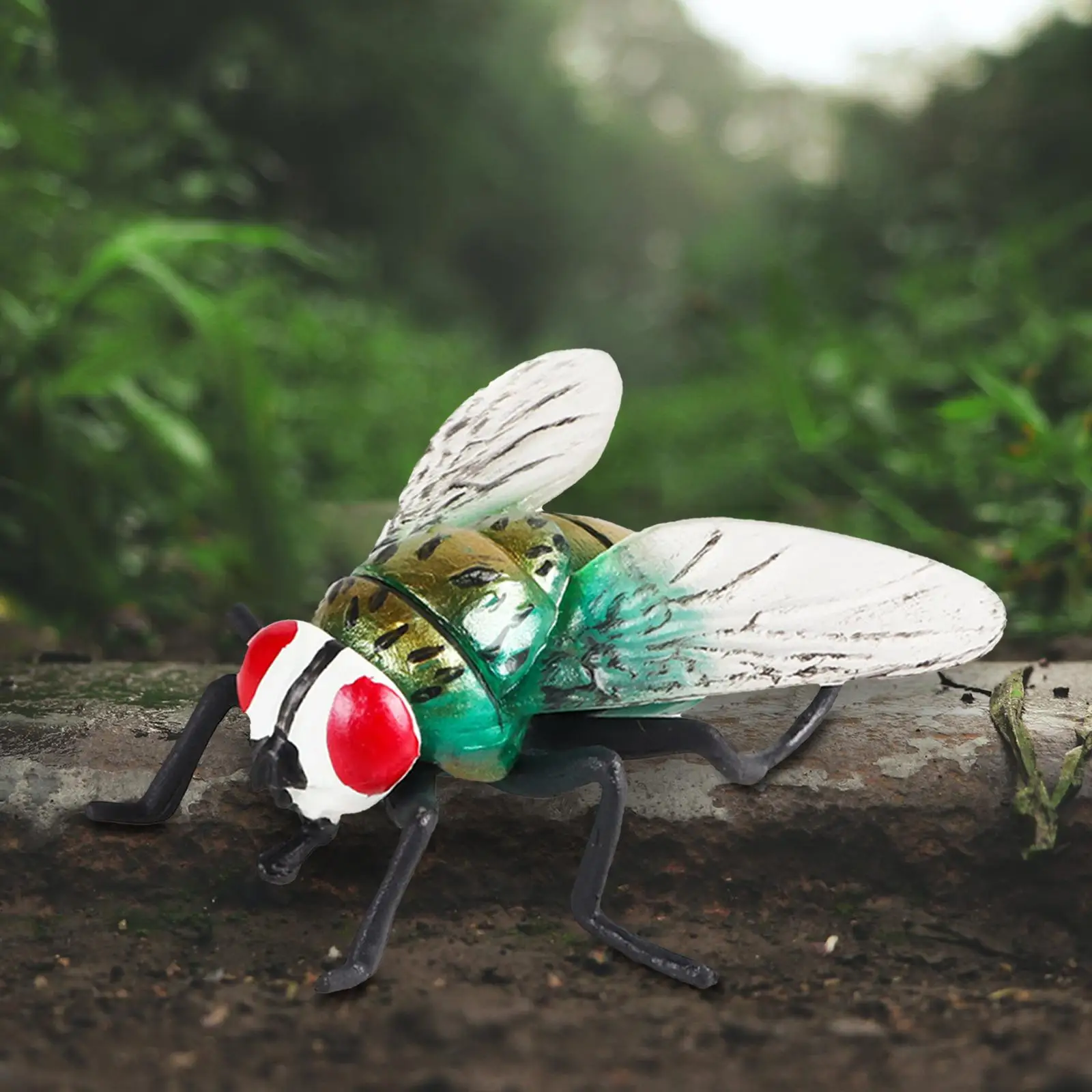 Fly Toys Fly Animal Model Ornament Toy Props Flies Figures for Kids