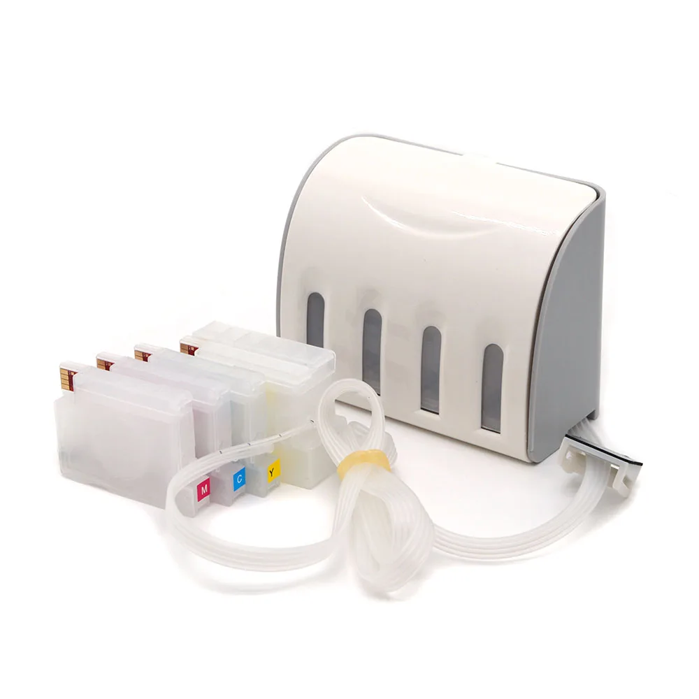 HP Designjet T120 T520 프린터용 리필 시스 잉크 시스템, 자동 리셋 칩 포함, HP711 HP711XL, 4 색