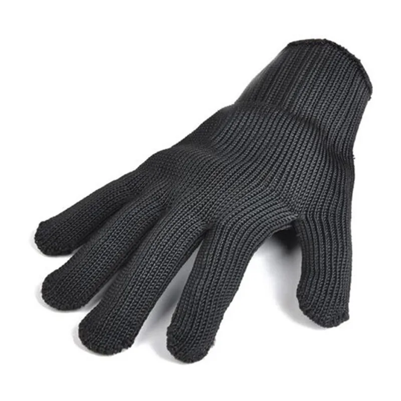 Home Gloves Labor Protection Gloves Wrapped Steel Wire Police Self-Defense Anti-Cut Black Household Cleaning Tools