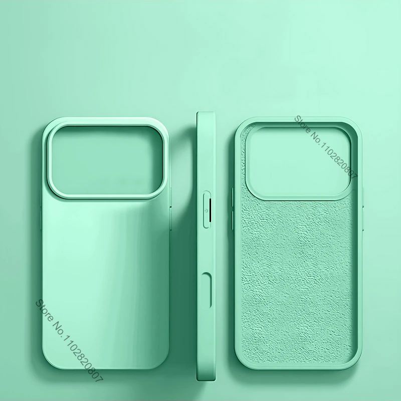 ตัวเลือกสินค้า เคสซิลิโคนนิ่ม iPhone 17 Pro Max ปกป้องครบจบในตัว