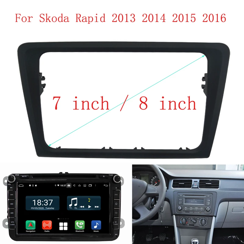 9 pollici Auto Telaio Fascia Adattatore Canbus Box Decoder Per