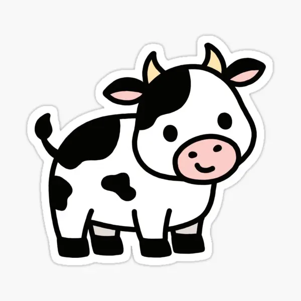 Cow 5PCS Stickers for Wall Luggage Anime Home Stickers Cute Kid ...