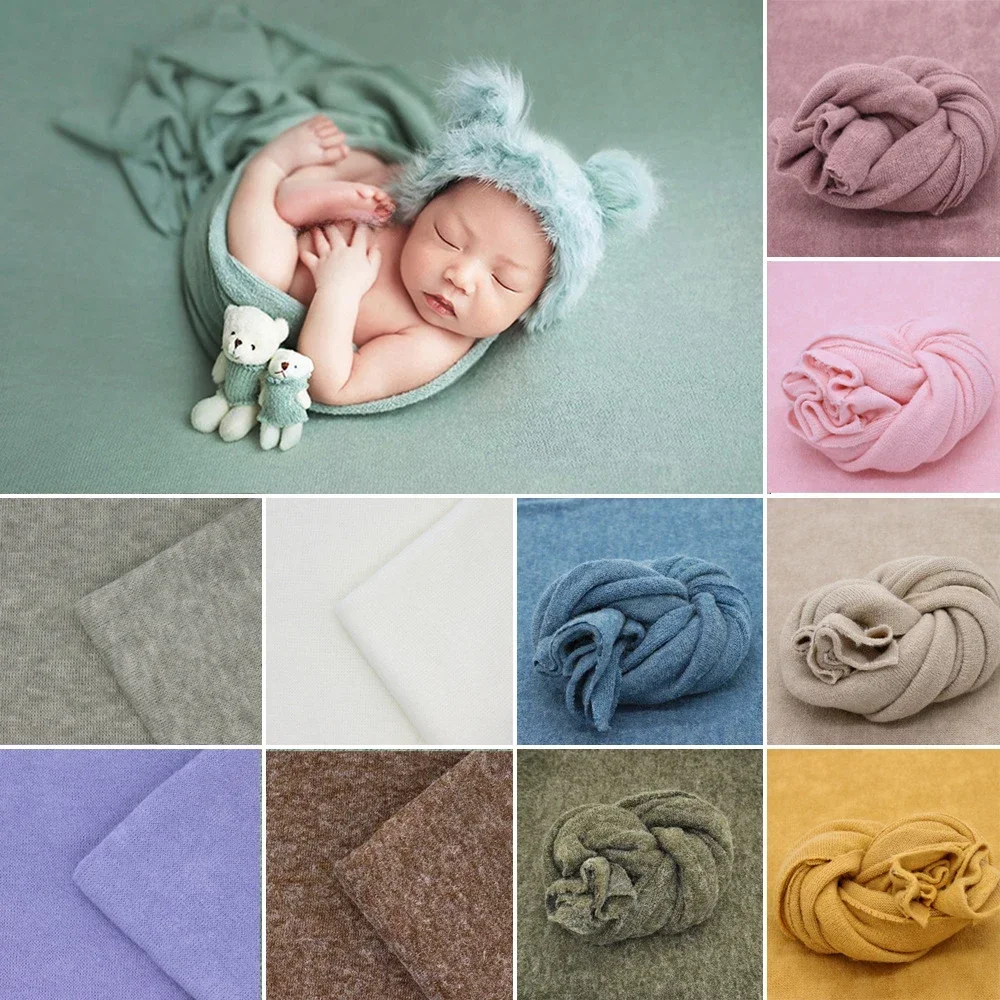 140*170cm Newborn Photography Props Blanket Baby Infant Photo Backdrop Fabrics Shoot Studio Accessories Stretch Wrap