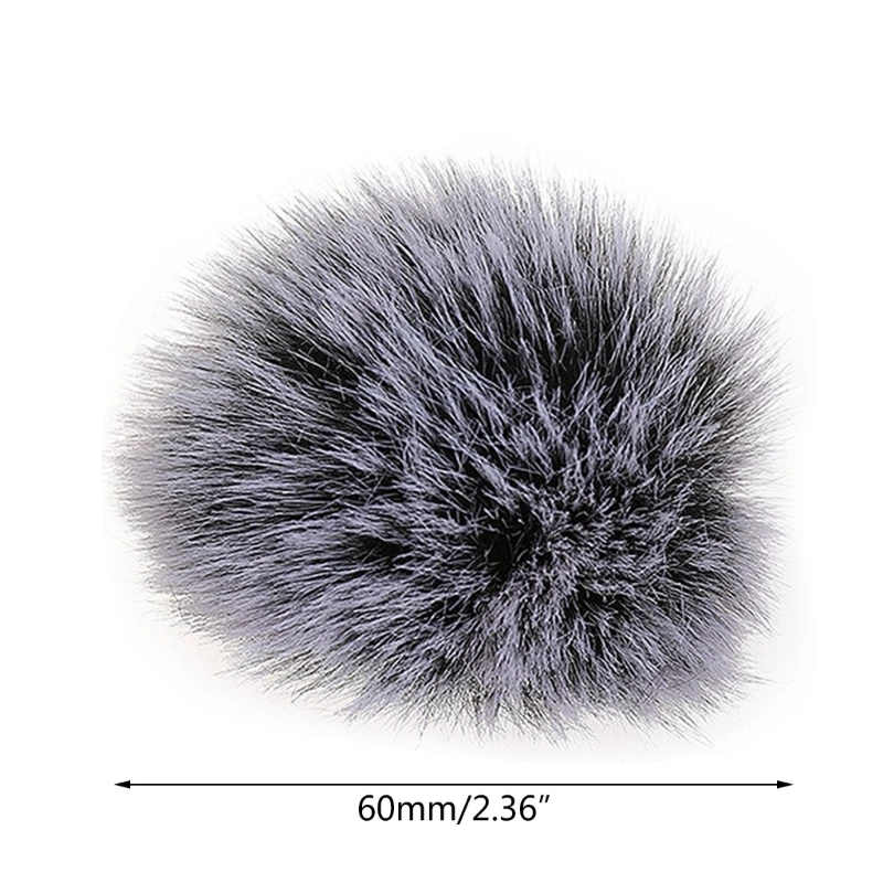2 Stuks Microfoon Windscherm, Harige Voorruit Muff Windhoes Schuim Microfoon Windscherm Cover Voor Zoom H1 H1n Mic Jkw