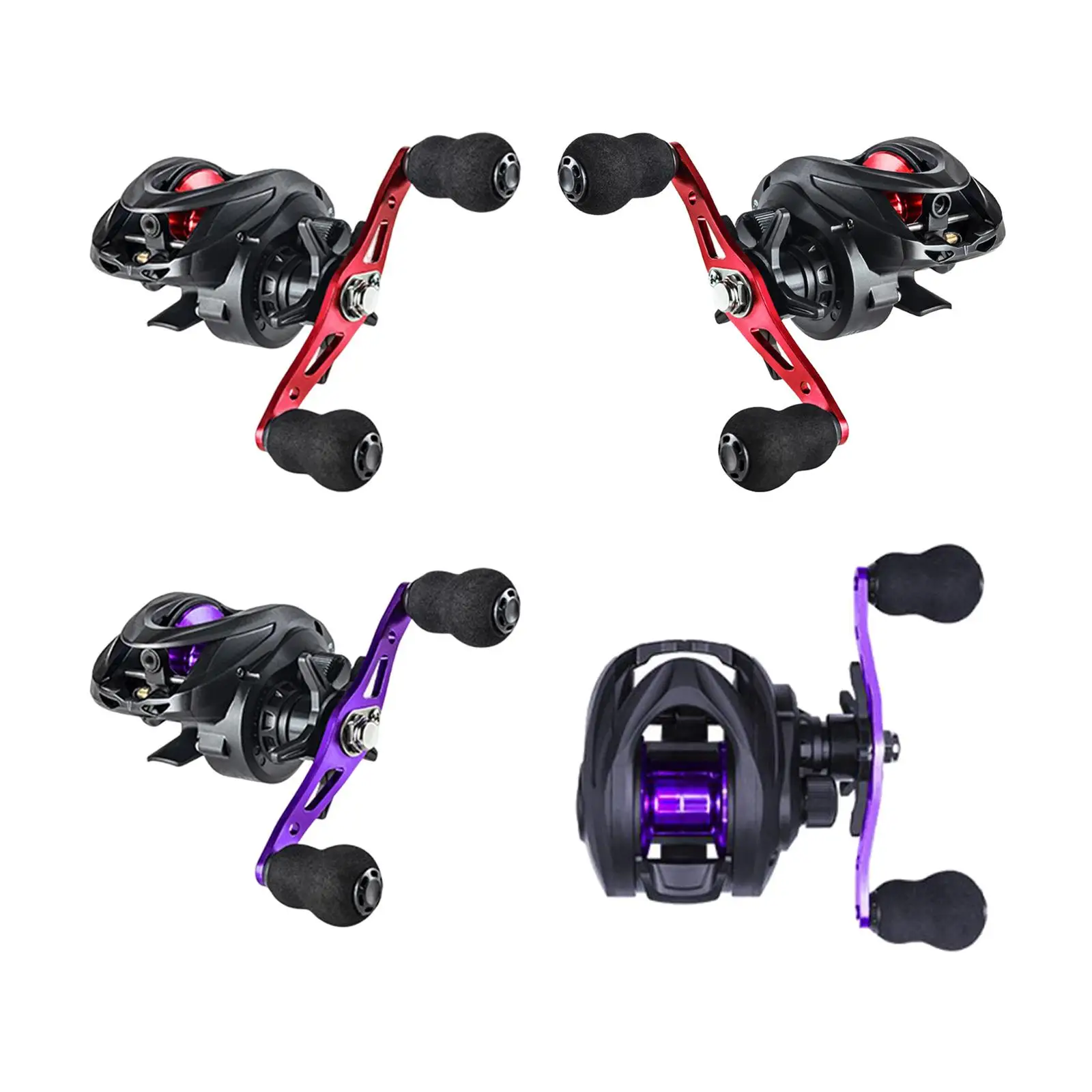 

Precision Fishing Reel, 3:1 Gear Ratio, 8kg Max Drag, Baitcaster for Anglers