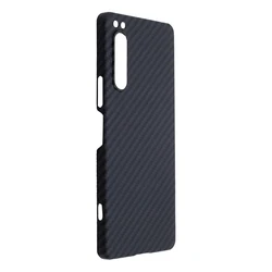 Ultra-Thin Aramid Fiber Carbon Case - Sleek Lightweight Protection (Black)
