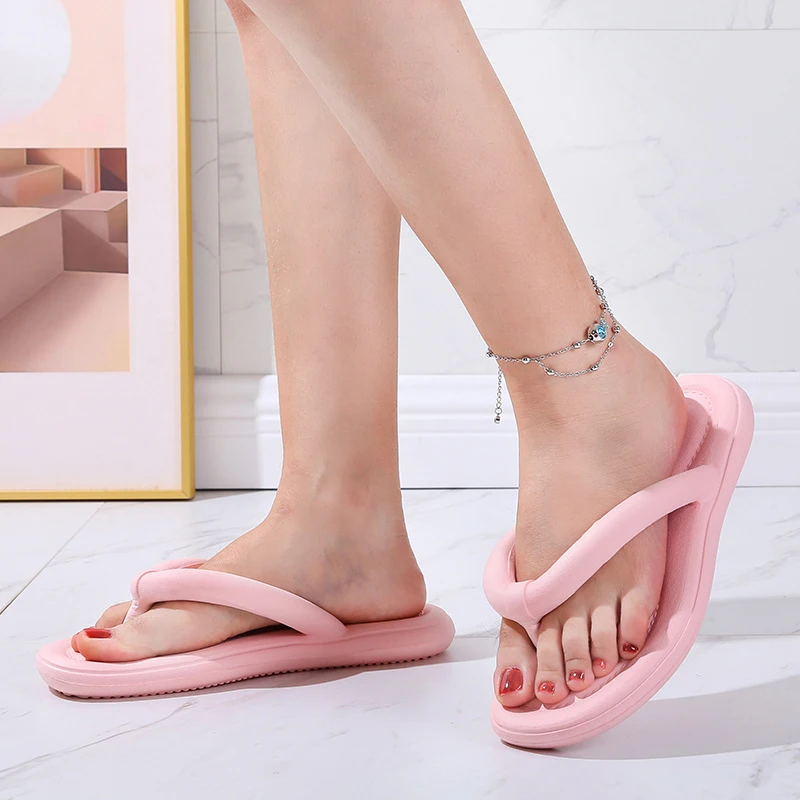

2023 Women's Slippers Summer Fashion Soft EVA Slide Sandals Home Outdoor Anti-Skid Wear-Resistant Beach Flip Flops Shoes Slide