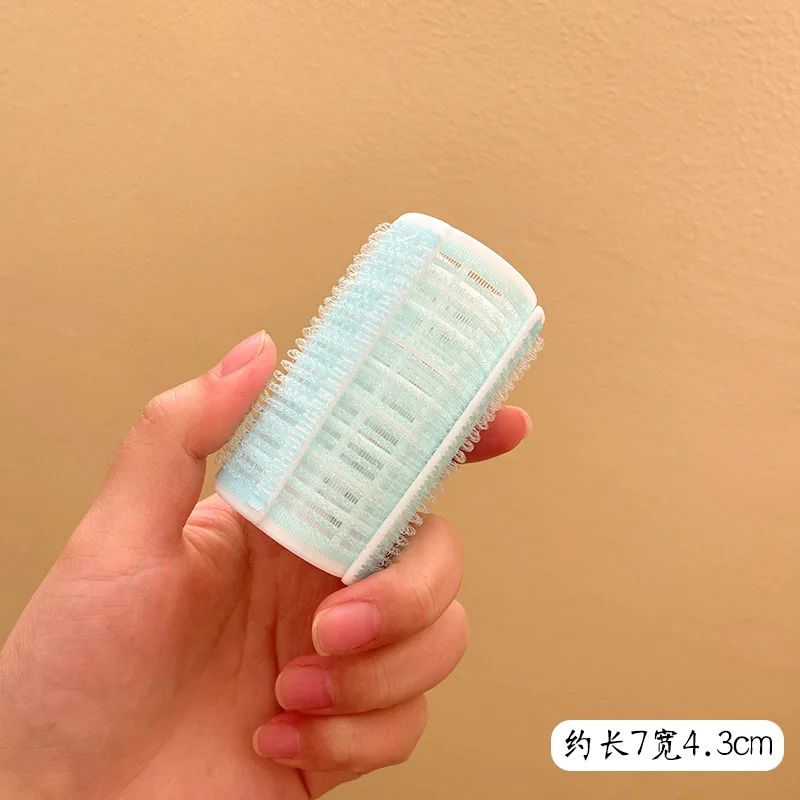 Self-Adhesive Magic Hair Roller - Portable Pink Styling Tool for Easy DIY Hairdressing