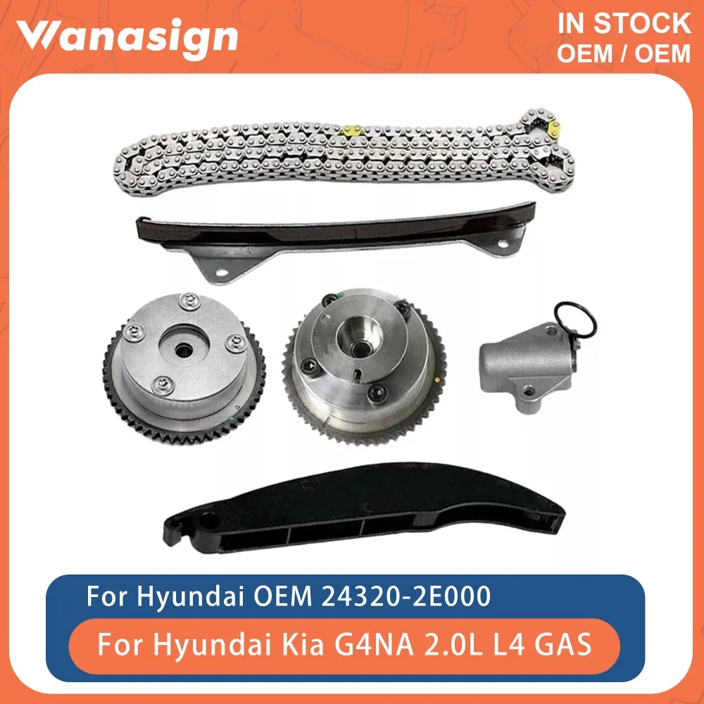 Hyundai Cvvt Camshaft Gear Genuine & Timing Chain Kit For Elantra