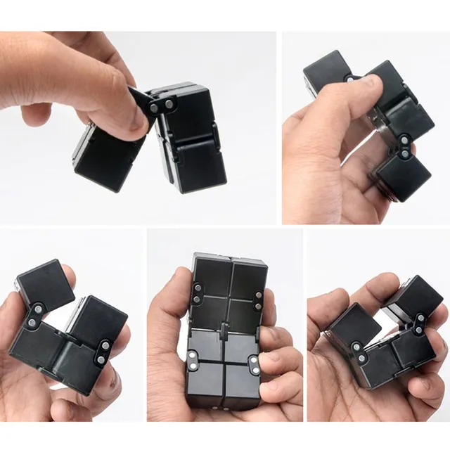Magic Cube Unlimited Cube Decompression Fidget Toys Infinity Cube  Artifact Decompression Toy Fingertip Adult Boring 1