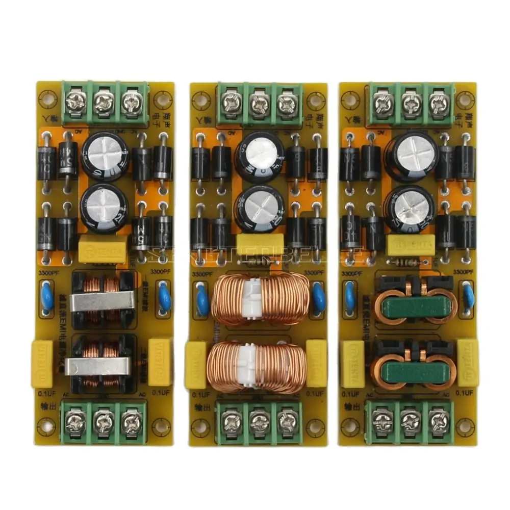 

Two-Stage Composite EMI High-Frequency Filter Module Filter DC Component Power Supply Purifier